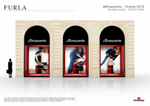 Allestimento vetrine Rinascente Firenze - Tavole Progetto